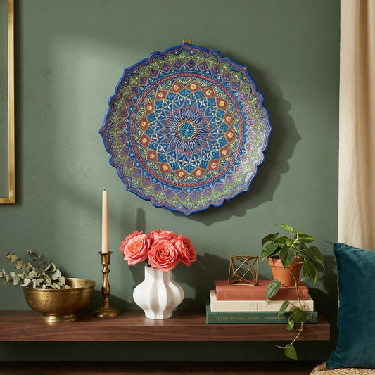 The Sultan's Geometry — Samarkand Heritage Plate