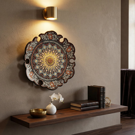 Dawn of Khiva – Pierced-Edge Bukhara Plate