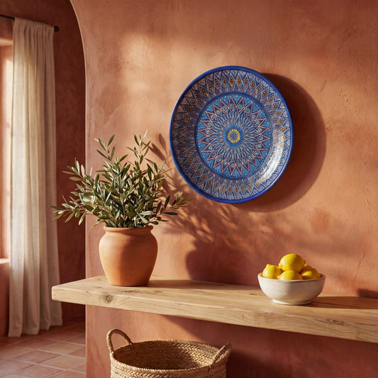 Celestial Sunburst — Rishtan Heritage Plate