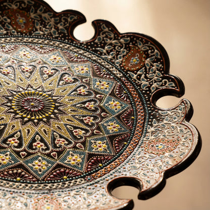 Dawn of Khiva – Pierced-Edge Bukhara Plate
