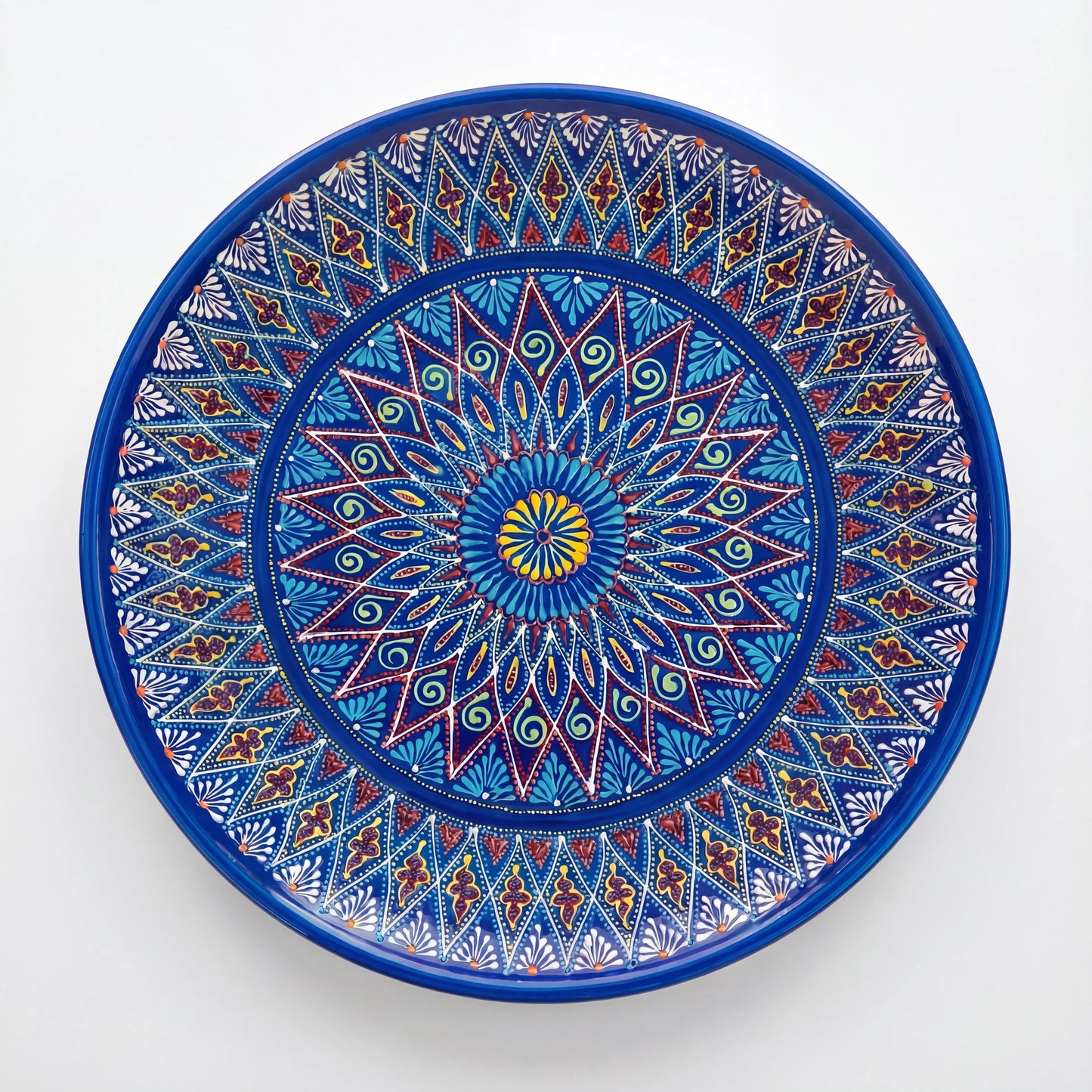 Celestial Sunburst — Rishtan Heritage Plate