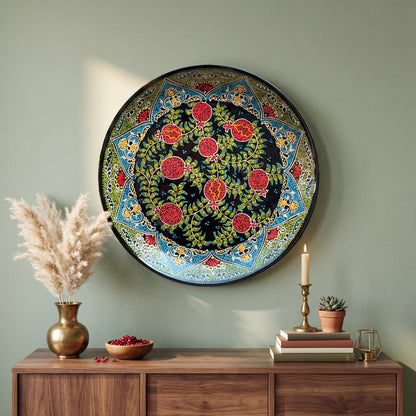 Nine Pomegranates — Bukhara Heritage Plate