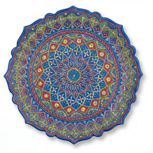 The Sultan's Geometry — Samarkand Heritage Plate