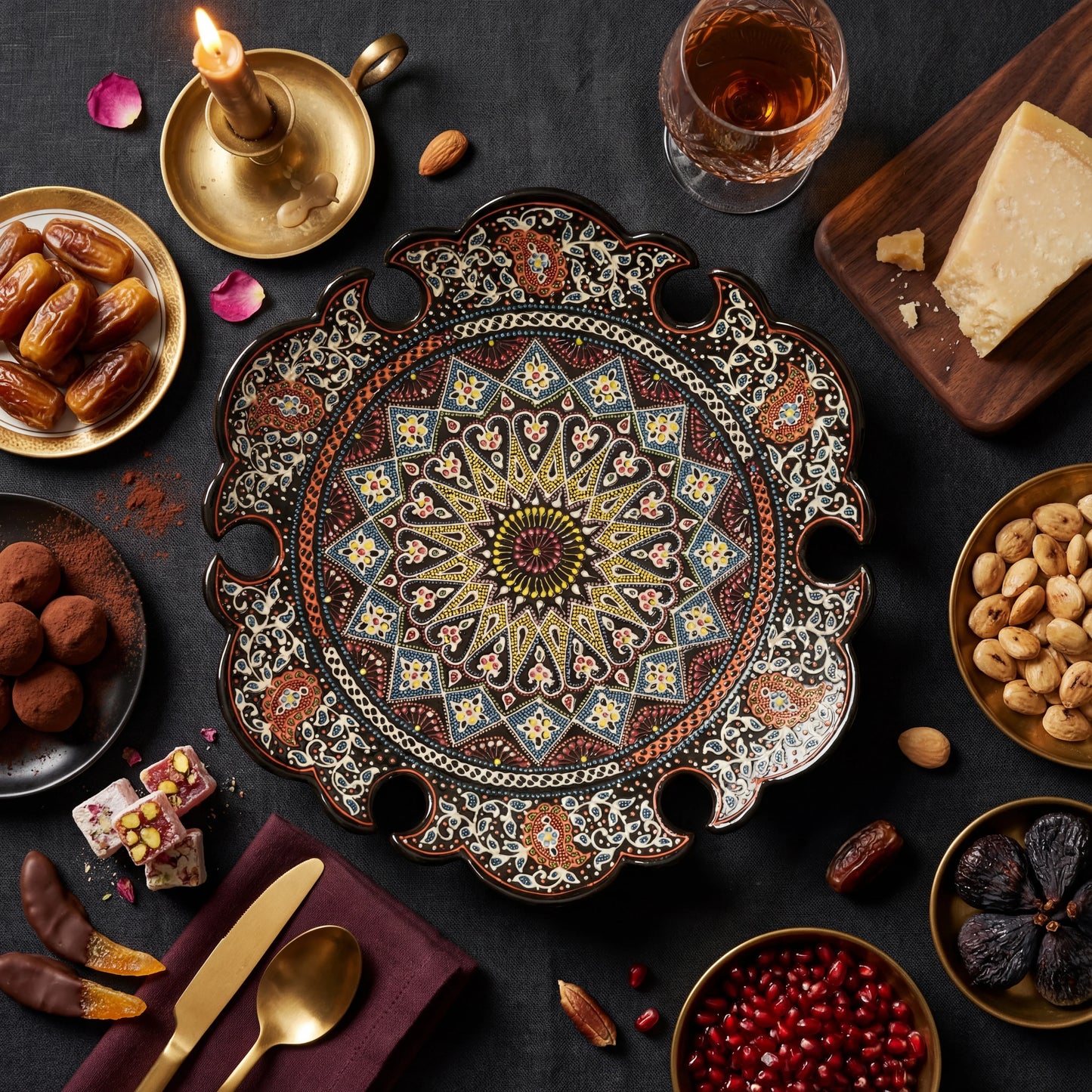 Dawn of Khiva – Pierced-Edge Bukhara Plate