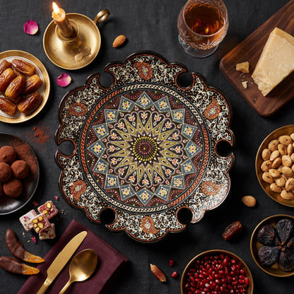 Dawn of Khiva – Pierced-Edge Bukhara Plate