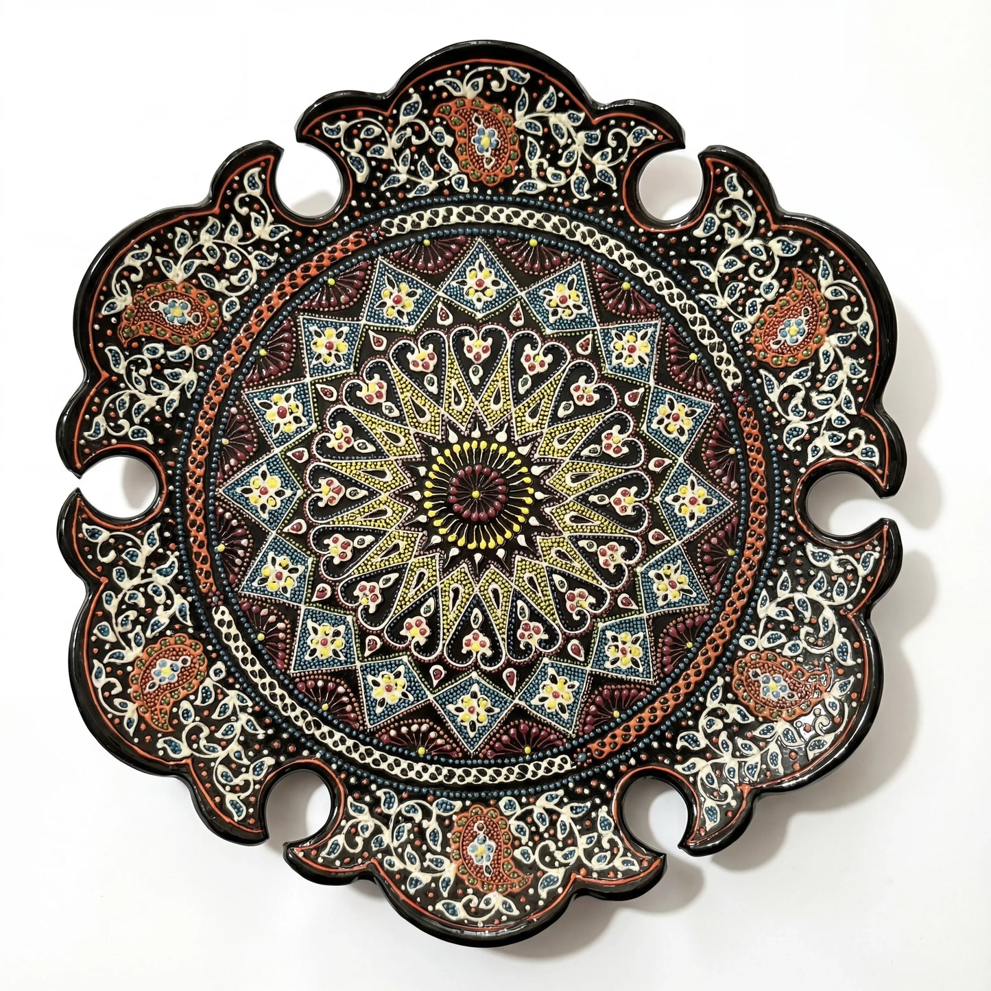 Dawn of Khiva – Pierced-Edge Bukhara Plate
