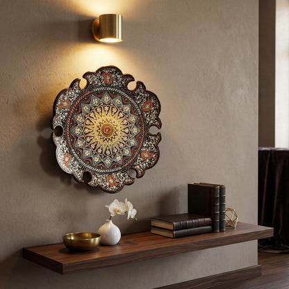 Dawn of Khiva – Pierced-Edge Bukhara Plate