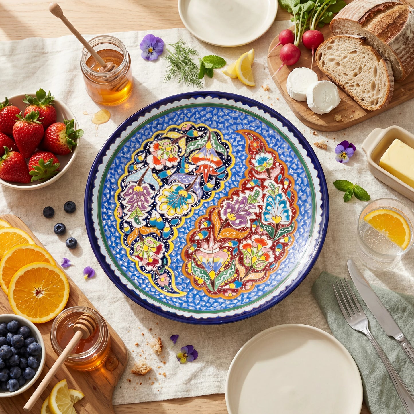 Cloud Medallion – Rishtan Heritage Plate