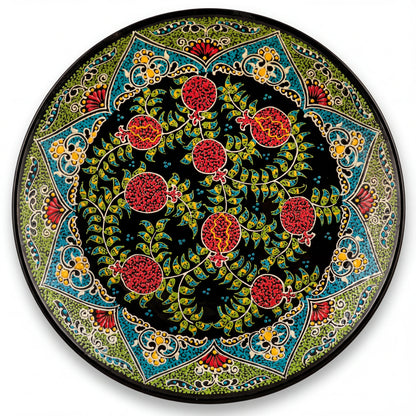 Nine Pomegranates — Bukhara Heritage Plate