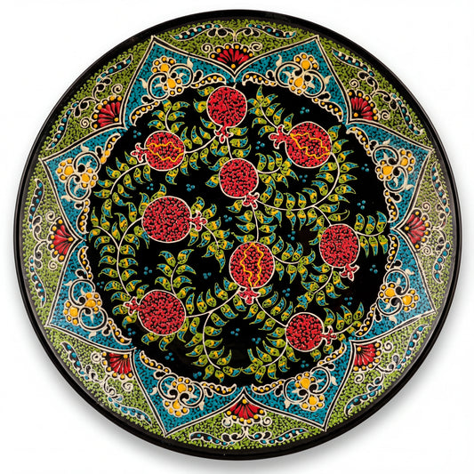 Nine Pomegranates — Bukhara Heritage Plate