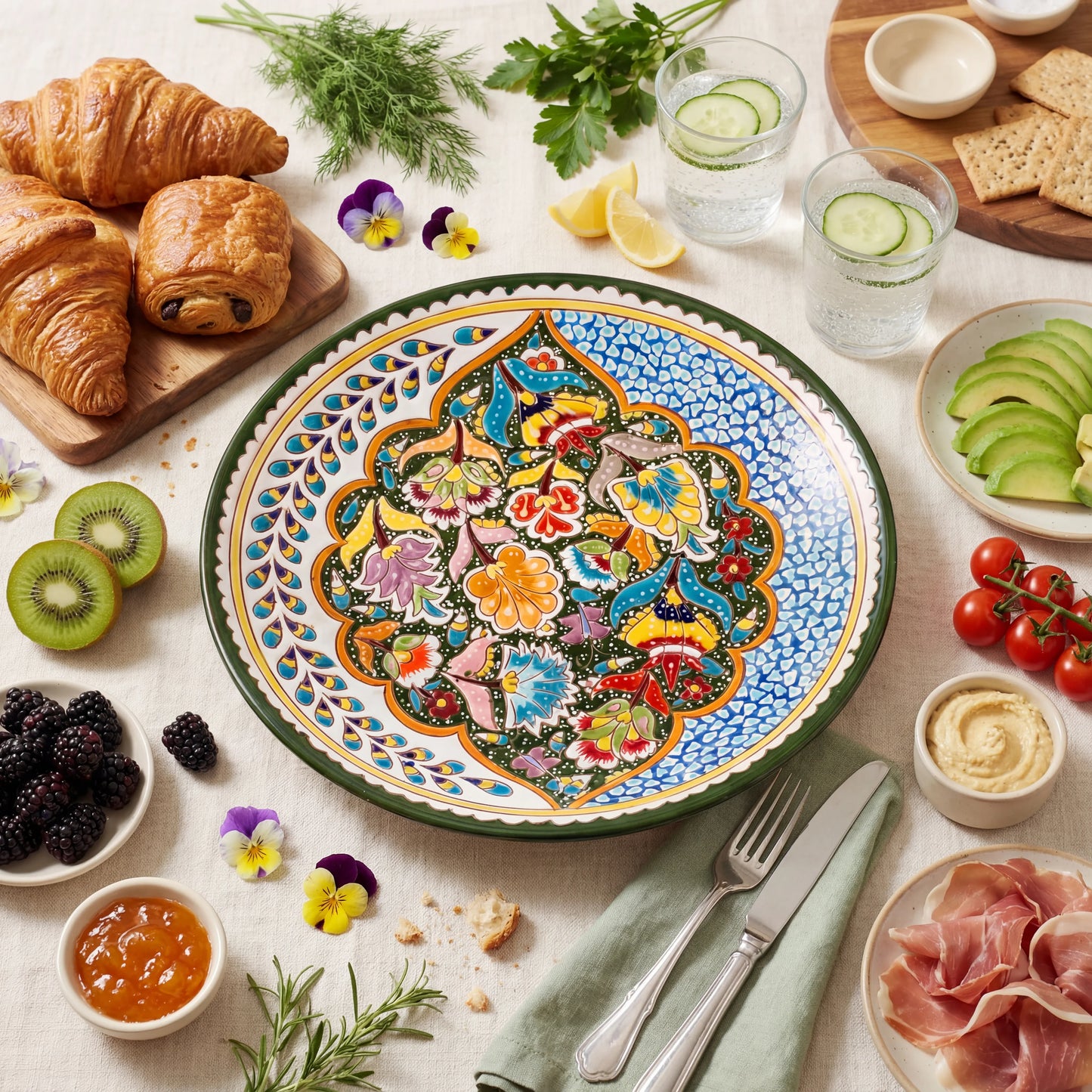 Divided Garden — Rishtan Heritage Plate