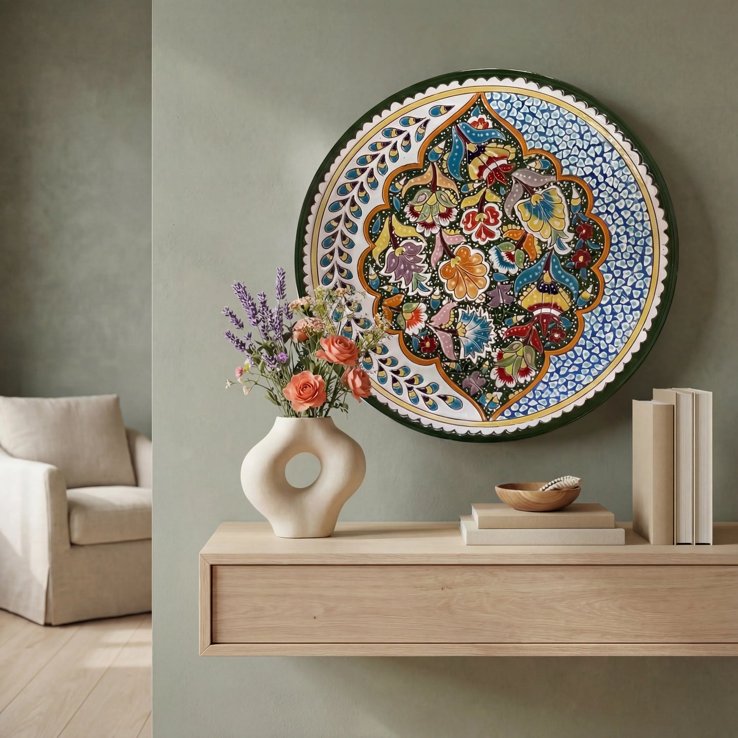 Divided Garden — Rishtan Heritage Plate