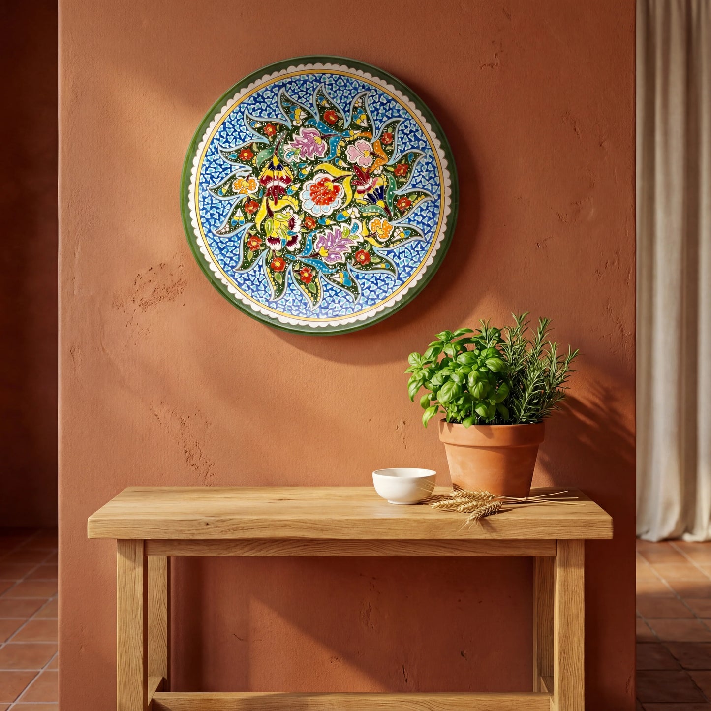 Scattered Blooms — Rishtan Heritage Plate