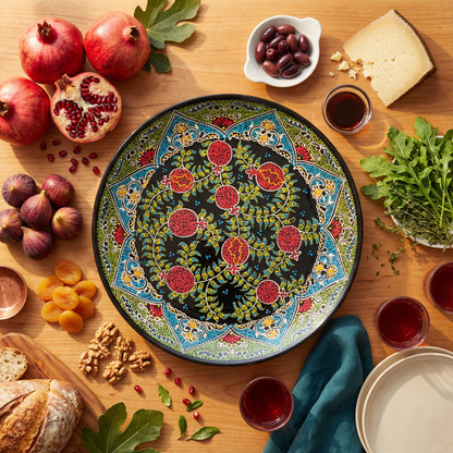 Nine Pomegranates — Bukhara Heritage Plate