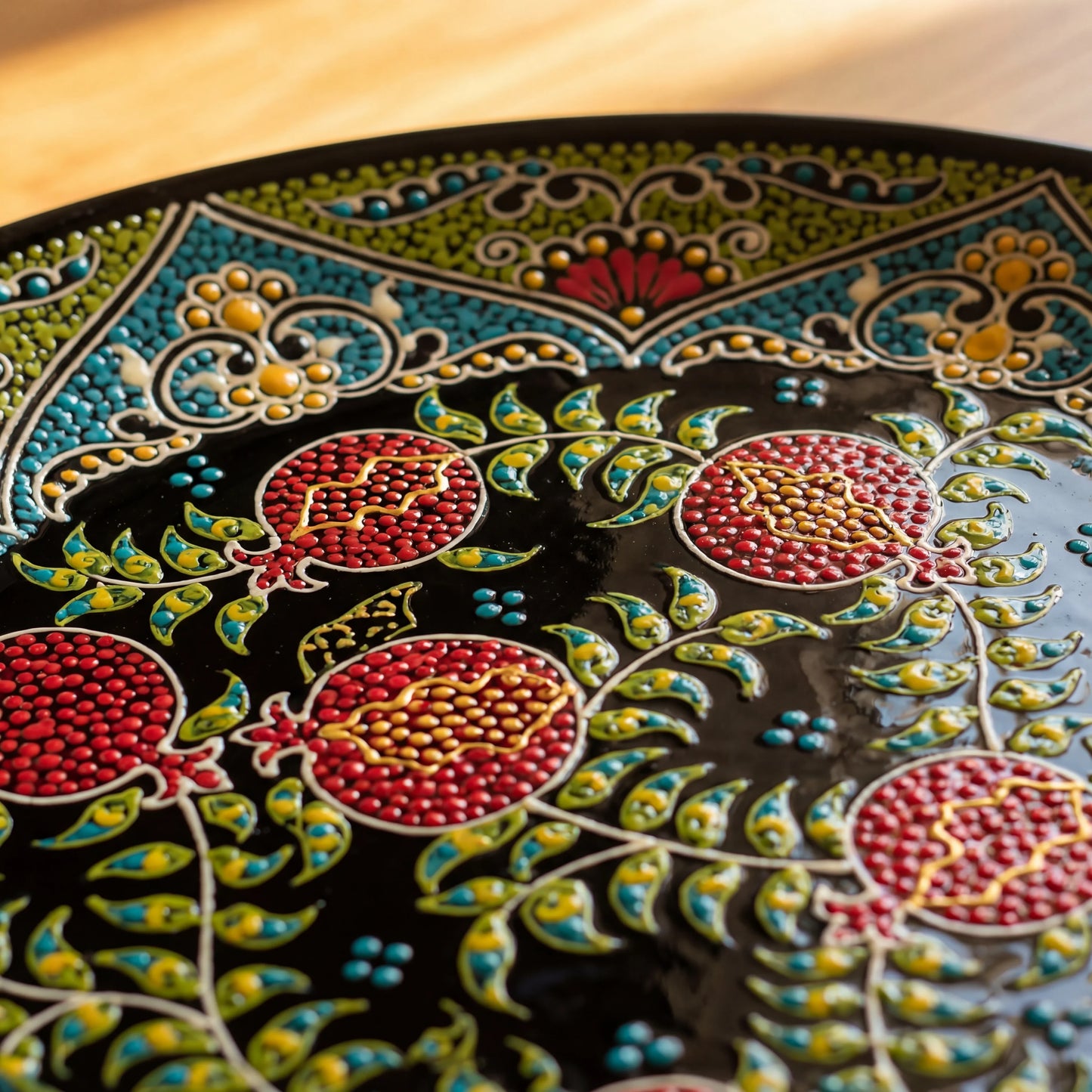 Nine Pomegranates — Bukhara Heritage Plate