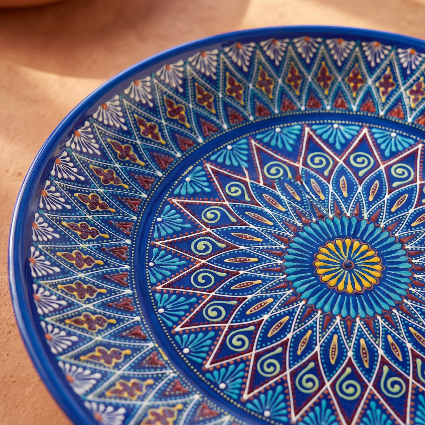 Celestial Sunburst — Rishtan Heritage Plate