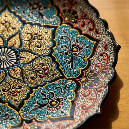 Golden Arabesque – Rishtan Heritage Plate