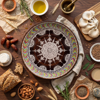 Henna Mandala – Bukhara Heritage Plate
